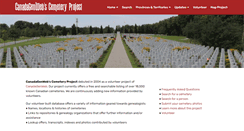 Desktop Screenshot of gravemarkers.ca